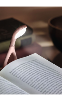 Reading light Lumi Plus, pink, from Moses