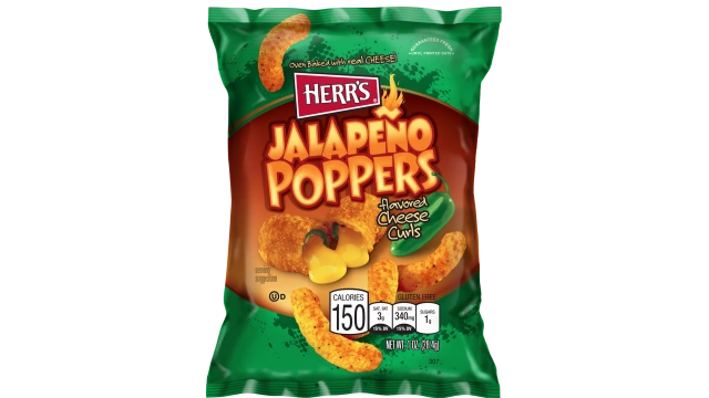 Herr's Jalapeno Flavored Cheese Curls - 198.5g (USA)