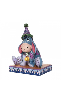 Birthday Blues - Iejoor met verjaardagshoed beeldje