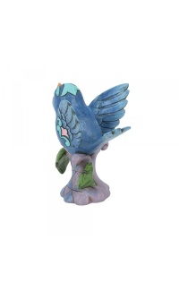 Bluebird op tak beeldje