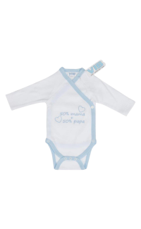 Overslag Romper '50% mama + 50% papa'