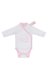 Overslag Romper '50% mama + 50% papa'