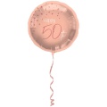 Folieballon Elegant Lush Blush 50 Jaar
