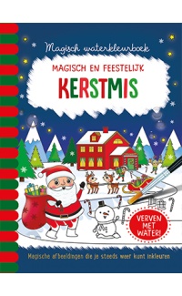 Magisch waterkleurboek Kerstmis