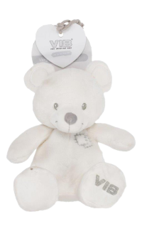 Pluche Bear Zittend 35cm Wit