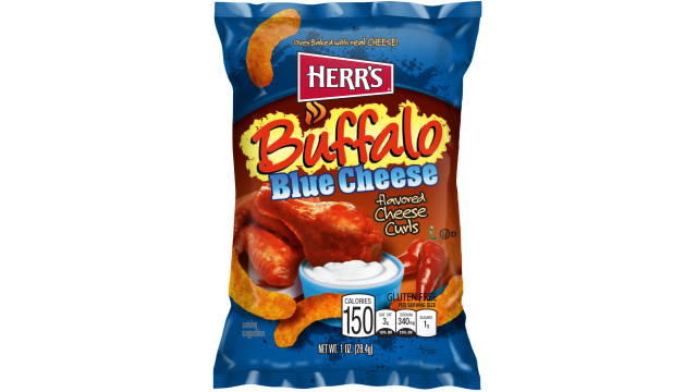 Herr's Buffalo Blue Cheese Flavored Cheese Curls - 198.5g (USA)