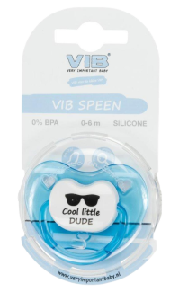 VIB Speen Orthodontisch Blauw 'Cool little DUDE'