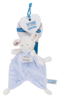 Pluche Muis Doudou Blauw