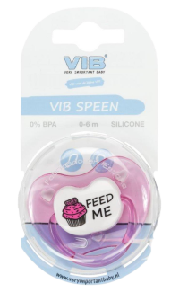 VIB Speen Orthodontisch Roze 'FEED ME'