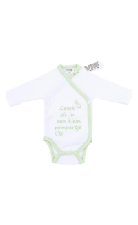 Overslag Romper Geluk zit in een klein rompertje