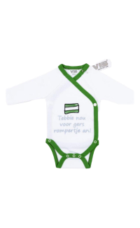 Overslag Romper Tebbie nou voor gers rompertje an!