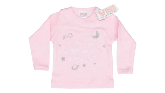 T-Shirt 'I Love you to the moon and back!' 6M
