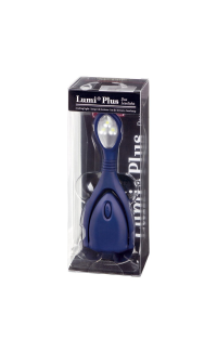 Reading light Lumi Plus, in midnight blue, from Moses