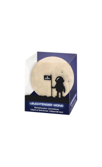 Moses Volle Maan LED , Lamp met Timer 10cm