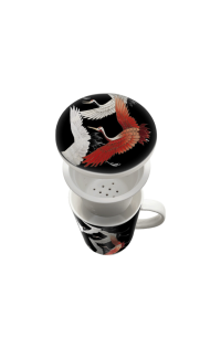 Edo theemok set (Crane Black)