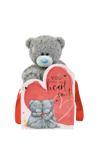 ME TO YOU - Beertje in giftbag 'You Make My Heart Smile'