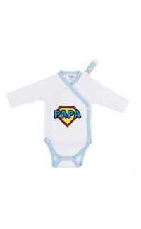 Overslag Romper 'Super Papa'