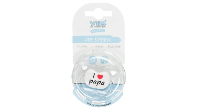 VIB Speen Orthodontisch Transparant I ♥ papa