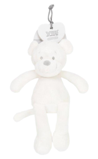 Pluche Aap Groot Wit "Very Important Monkey"