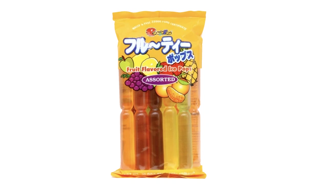CHUCYFRU ASSORTED FRUIT FLAVORED ICE POPS