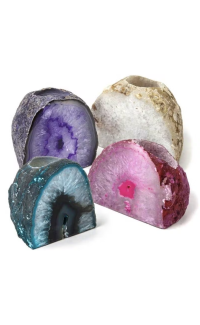 Brazil agate colored tea light holder
