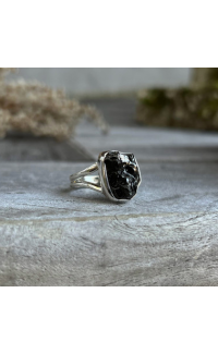 Shungite Ring sterling zilver