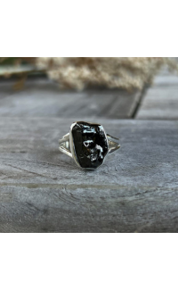Shungite Ring sterling zilver