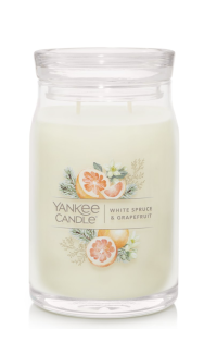Yankee Candle White Spruce & Grapefruit 567g