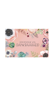 Een doosje vol dankbaarheid