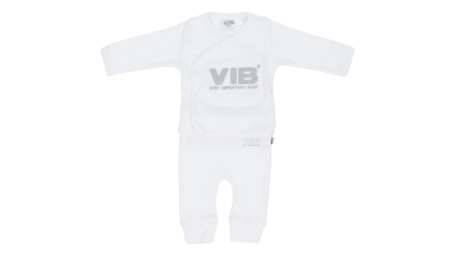 2-Delig Setje Broek+T-Shirt Wit 'Very Important Baby'