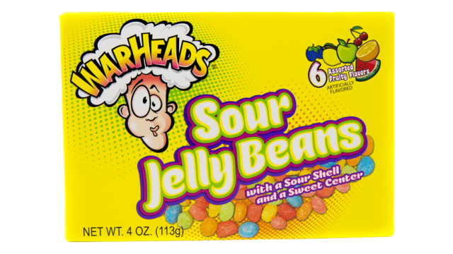 Warheads Sour Jelly Beans theatre box 113gr (USA)