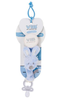 Pluche Speenkoord Blauw Konijn