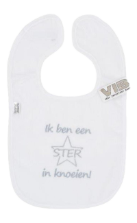 Slabber 'Ik ben een STER in knoeien!' (met ster)