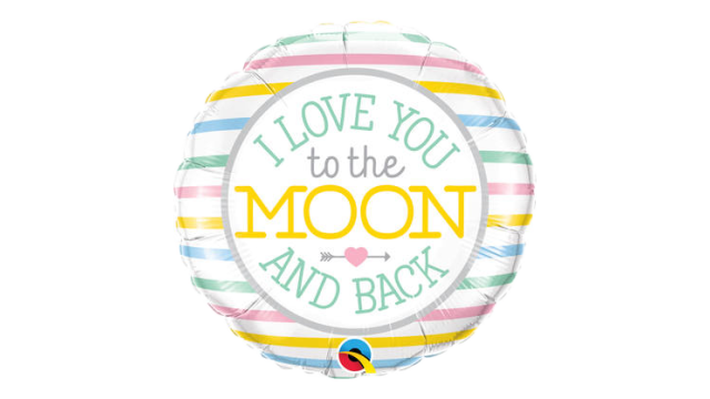 Love You To the Moon Folieballon